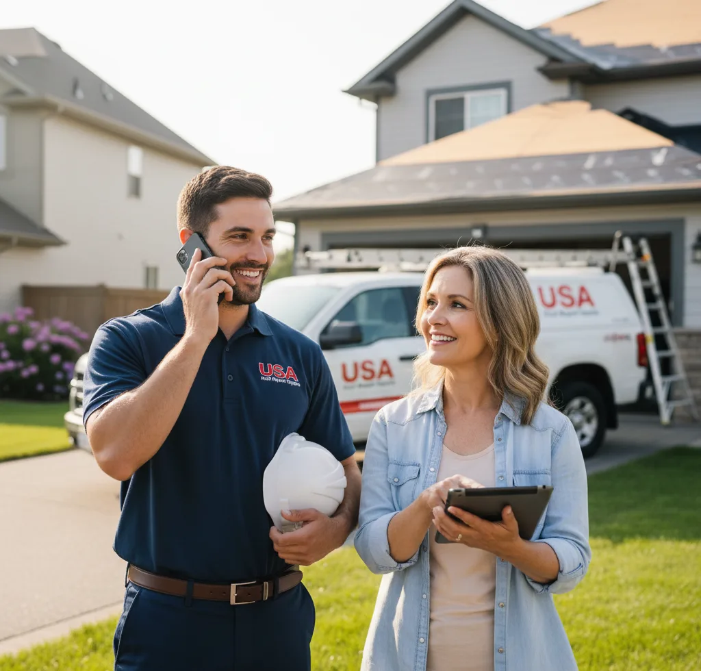 USA Roof Repair Experts customer support in Willseyville